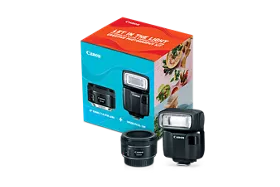 EF 50mm f/1.8 STM + Speedlite EL-100 Creative Photography Kit